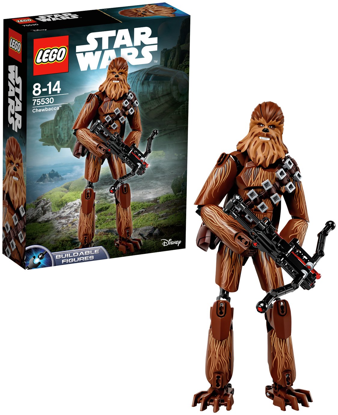 lego star wars han solo and chewbacca