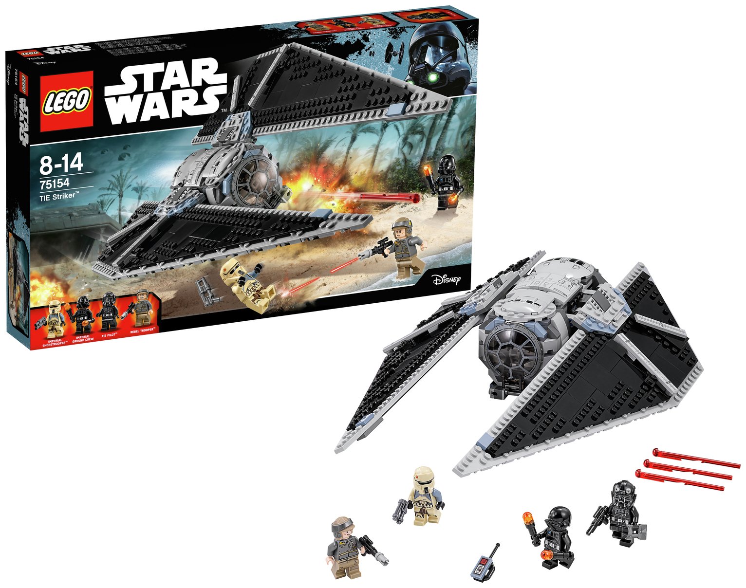 LEGO Star Wars R1 Tie Striker - 75154. (7259744) | Argos Price