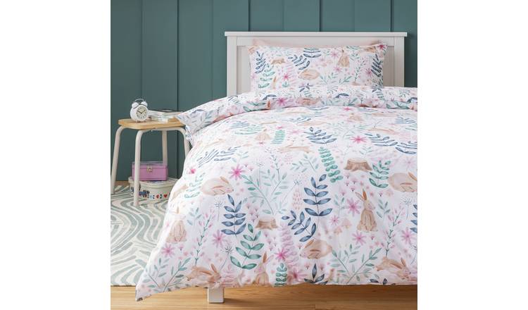 Argos Home Woodland White Kids Bedding Set - Single