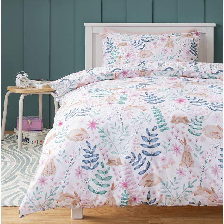 Argos Home Woodland White Kids Bedding Set - Single 0
