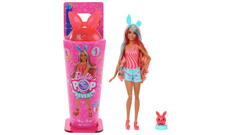 Barbie Pop Reveal Shakes Scented Bright Bunny Doll - 32cm