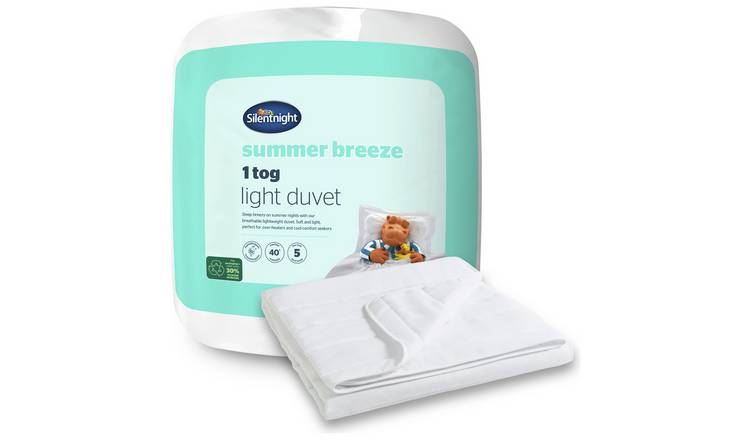 Silentnight Summer Breeze 1 Tog Duvet - King size