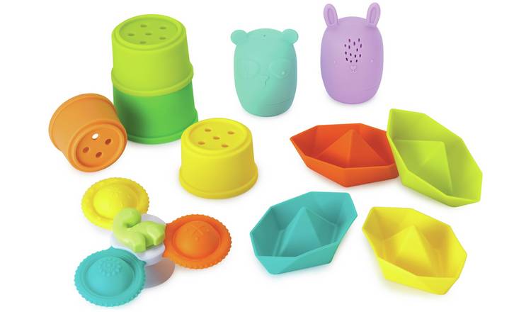 Infantino Silicon Bath Set