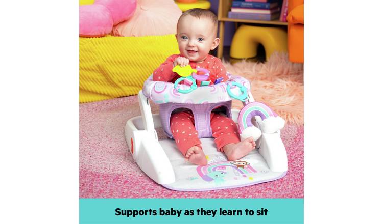 Buy Bright Starts Learn to Sit Feeding Booster Seat – Purple