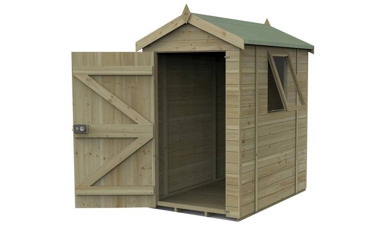 Forest Timberdale 1 Window Apex Shed - 6 x 4ft