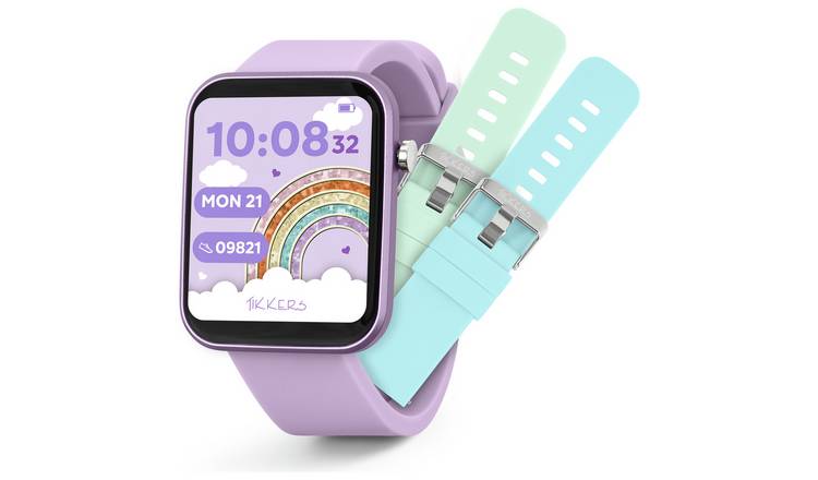 Tikkers Kids Series 13 Lilac Smart Watch and Strap Set 