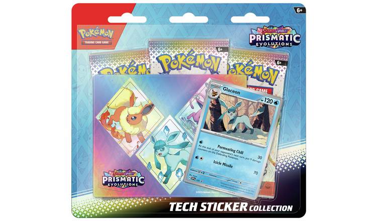 Pokemon SV8 Glaceon Sticker Collection-Pack of 5