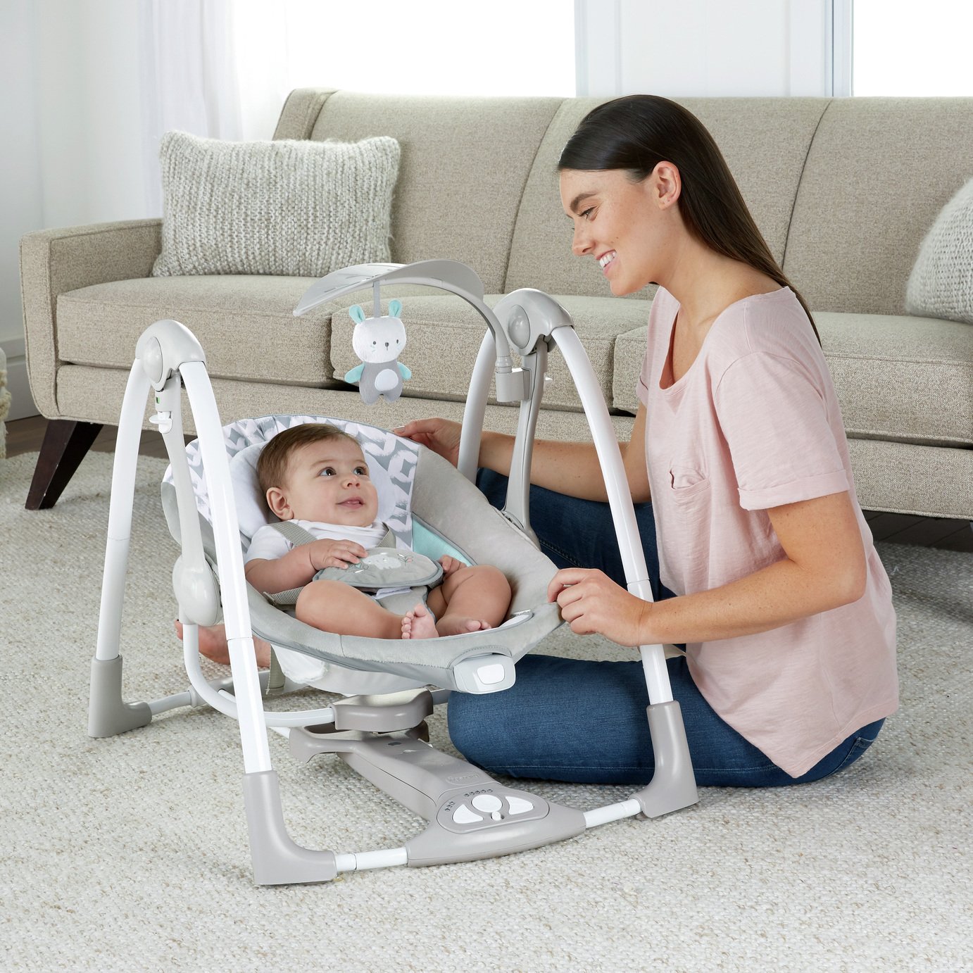 Ingenuity ConvertMe Swing-2-Seat with Melodies Review