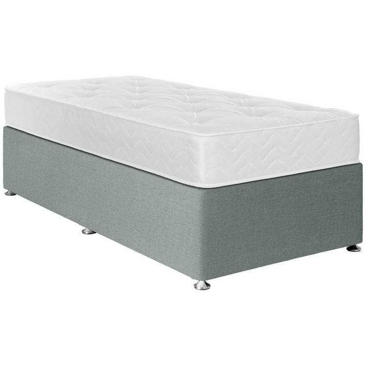 Argos Home Carlton Single Divan Bed - Grey 0