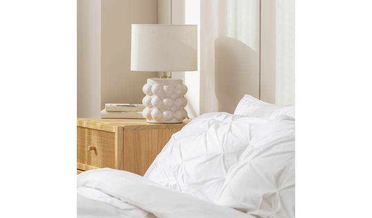 Habitat Bobble Table Lamp - White