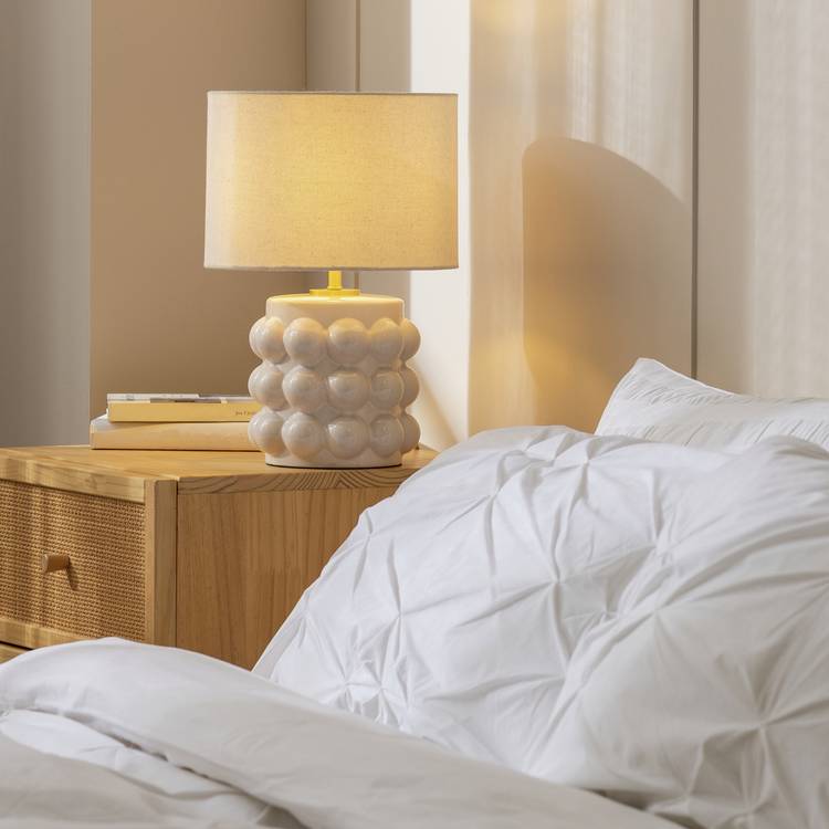 Buy Habitat Bobble Table Lamp Cream Table lamps Habitat
