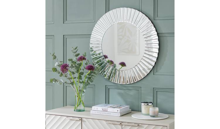 Argos Home Mosaic Frame Round Wall Mirror - 70x70cm