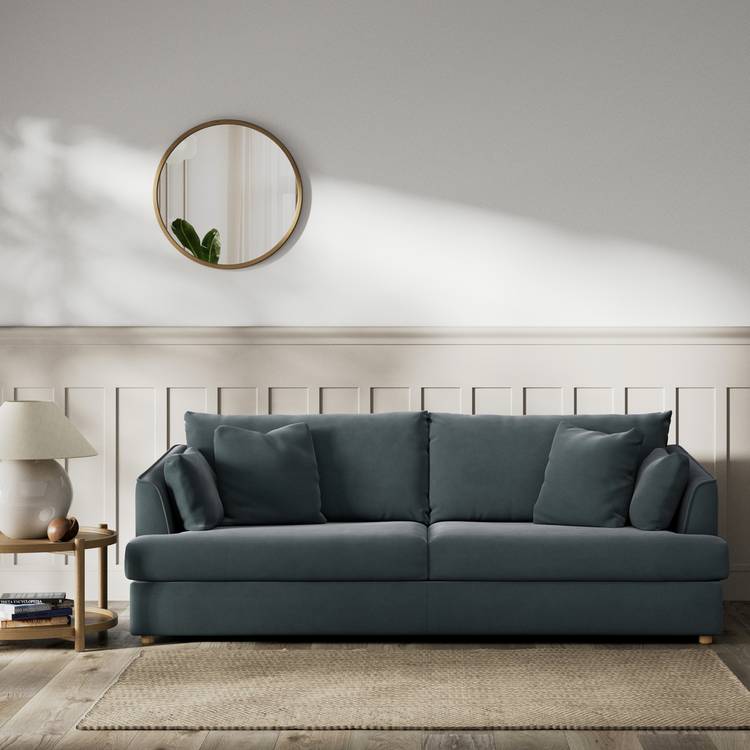 Habitat Holmfirth Fabric 4 Seater Sofa - Charcoal 0