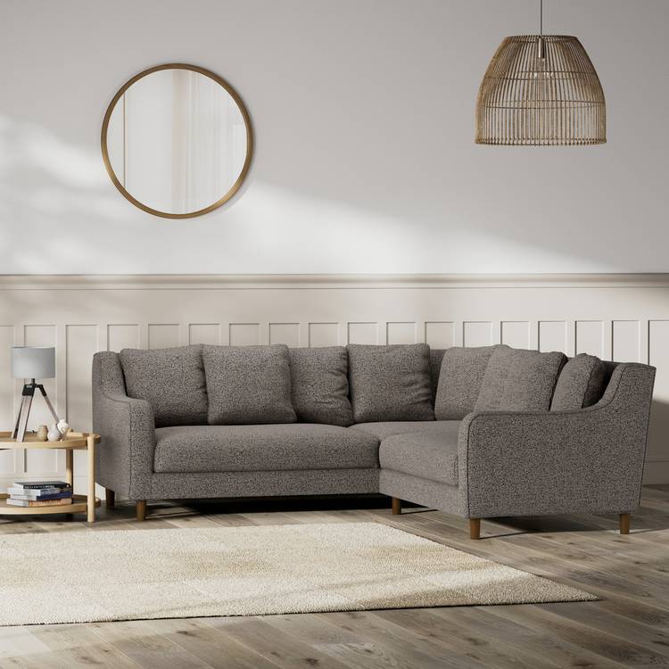 Habitat Swift Reversible Corner Sofa - Charcoal - Dark Leg 0