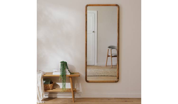 Habitat Mango Wood Full Length Wall Mirror - 140x60cm