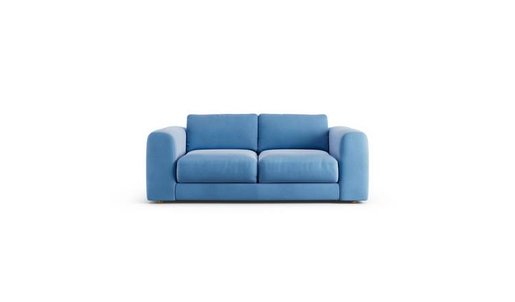 Habitat Ayr Fabric 3 Seater Sofa - Sky Blue