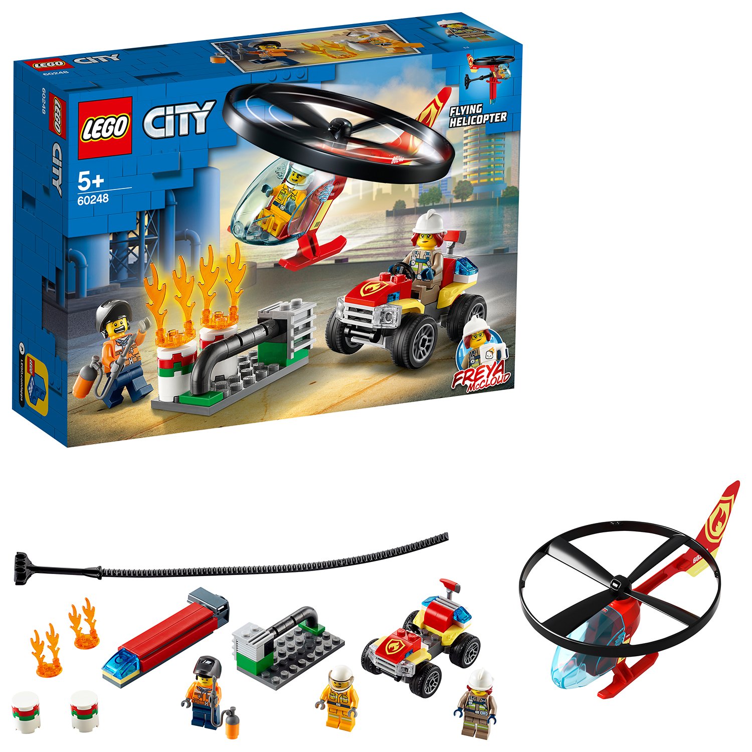 LEGO City Fire Helicopter Response Building Set Review