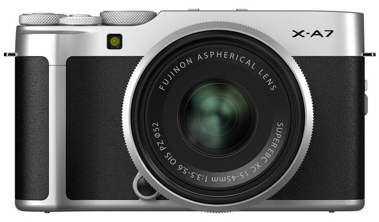 Fujifilm X-A7 Plus Camera with 15-45mm Lens - Silver