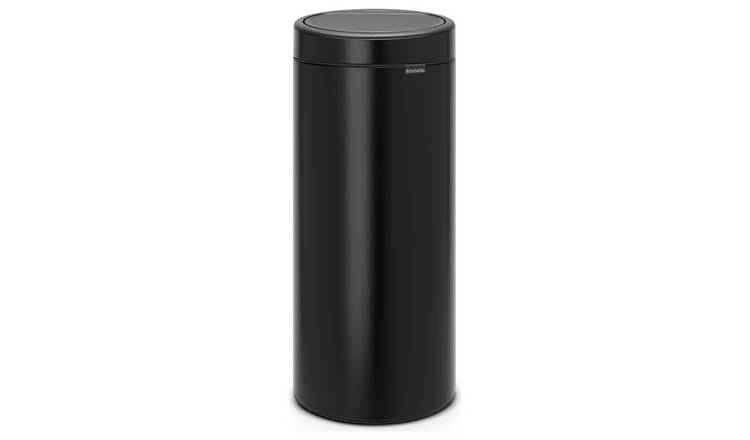 Brabantia 30 Litre Touch Top Bin - Matt Black