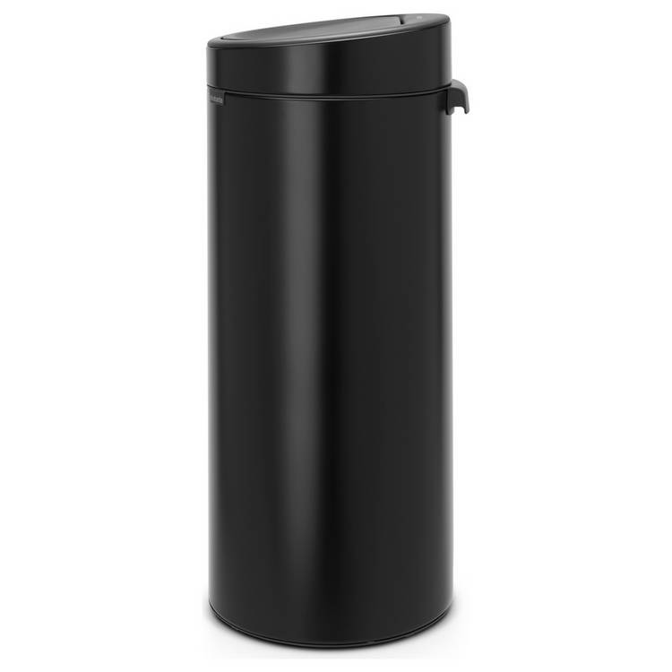 Buy Brabantia 30 Litre Touch Top Bin - Matt Black | Kitchen bins