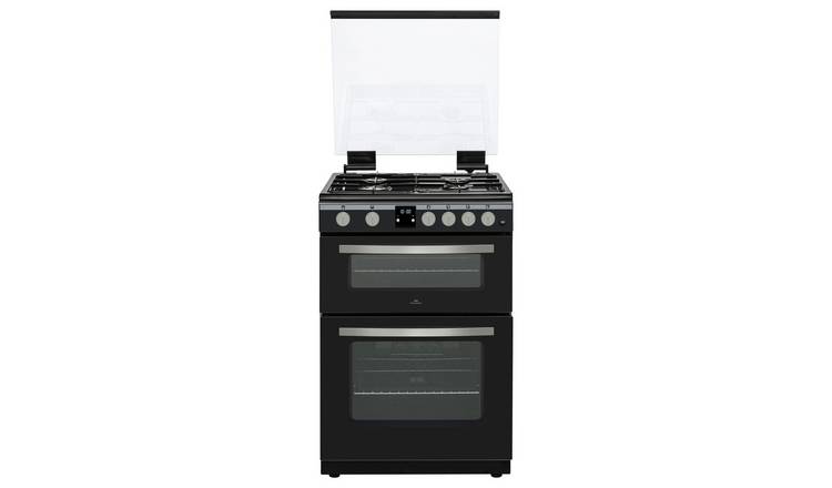 New World NWLS60DGB 60cm Double Gas Cooker - Black