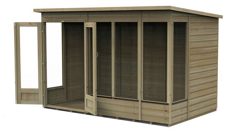 Forest Beckwood Shiplap Apex Summerhouse - 10 x 6ft