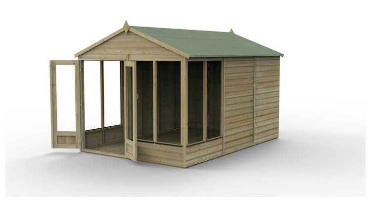 Forest Beckwood Shiplap Apex Summerhouse - 8 x 12ft