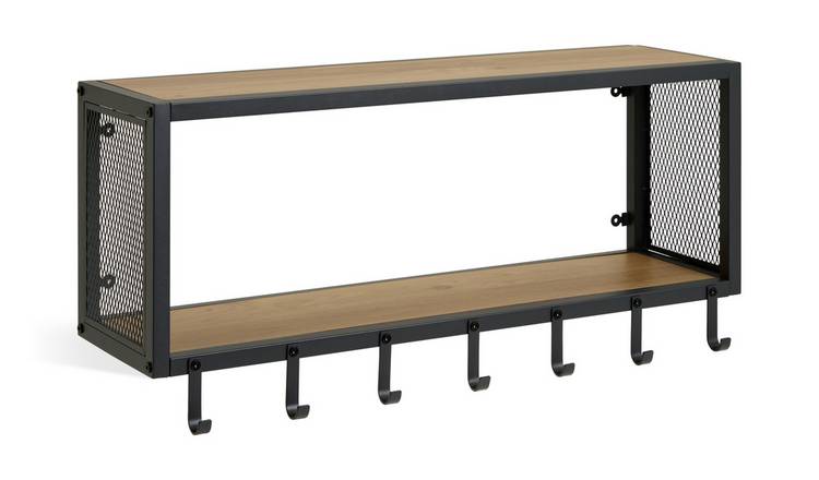 Argos Home Loft Living Wall Rack - Oak