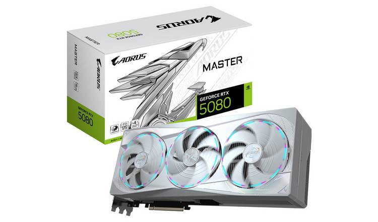 Gigabyte Aorus GeForce RTX 5080 Master Ice 16GB Graphic Card