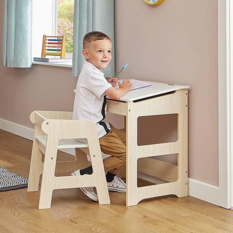 Liberty House Kids Study Desk and Chair - Light wood 0