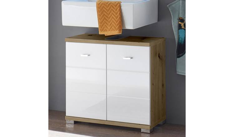 Julian Bowen Pool Under Sink Unit - White & Oak