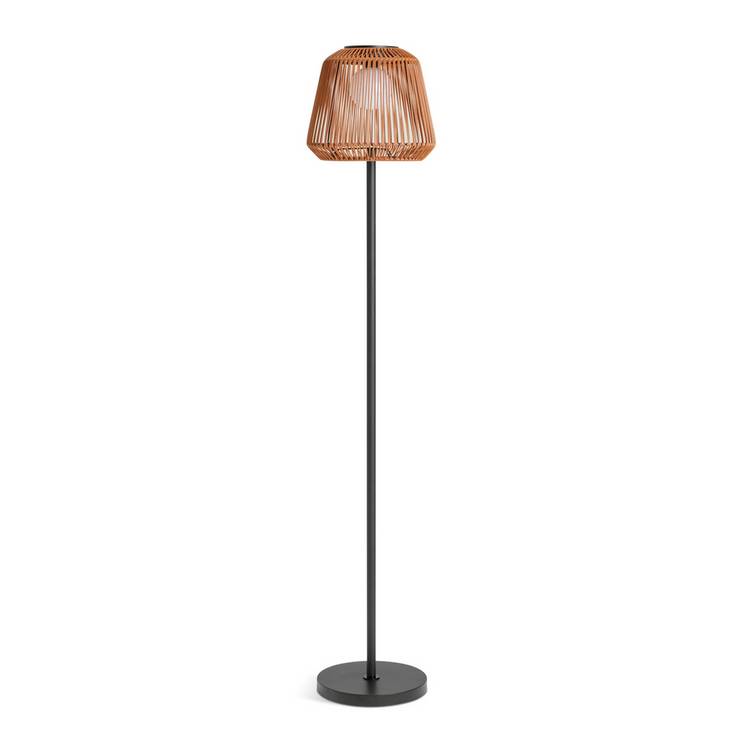 Habitat Solar Rattan Floor Lamp 0