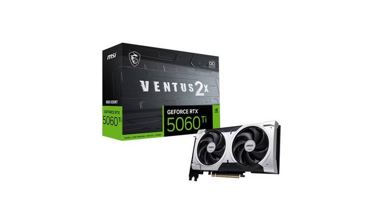 MSI GeForce RTX 5060 Ti 8GB Ventus 2X Plus Graphics Card