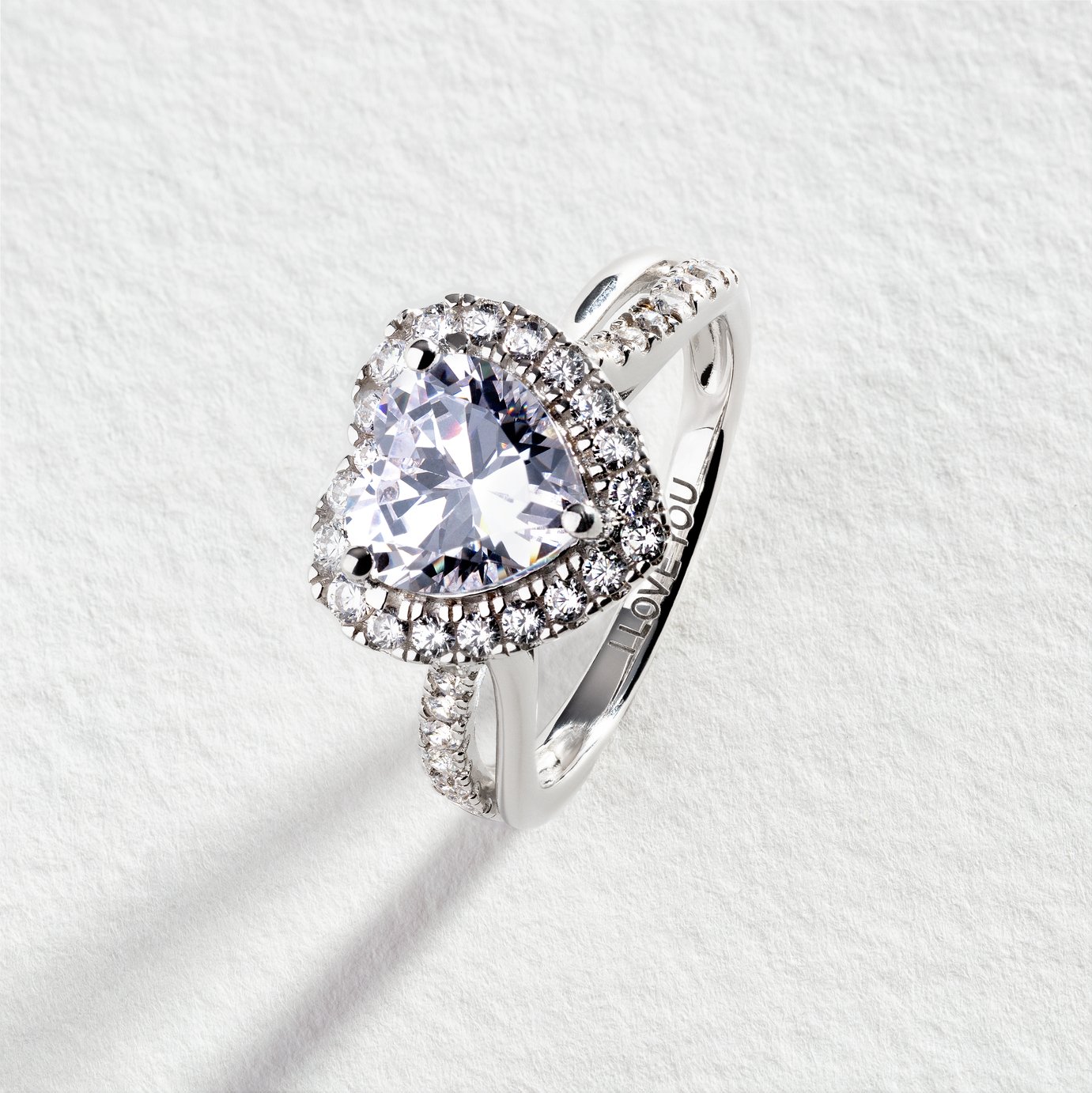 Cubic Zirconia Engagement Wedding Rings Argos Ladies Womens Rings