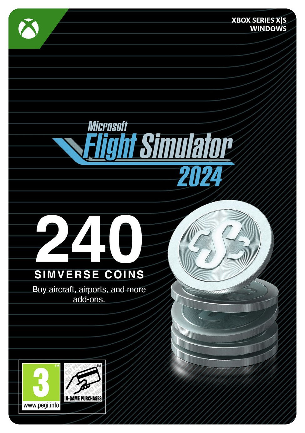 Microsoft Flight Simulator 2024 240 Coins - Xbox