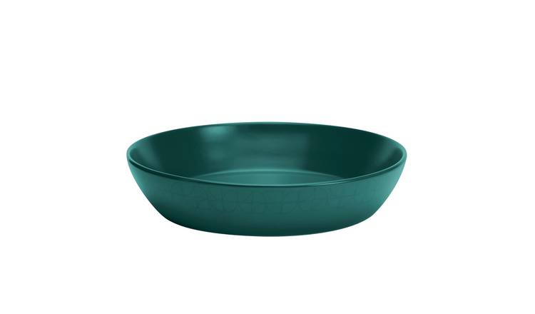 Argos Home Geo 4 Piece Stoneware Pasta Bowl - Teal