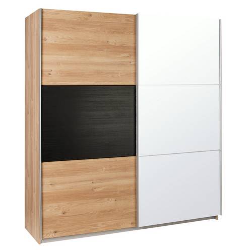 Buy Argos Home Holsted Large Sliding Mirror Wardrobe Oak