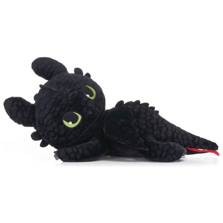 How To Train Your Dragon Lying Toothless 17in Soft Toy  0