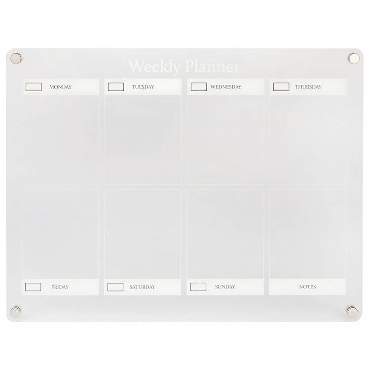 Home Magnetic Acrylic Weekly Planner 0