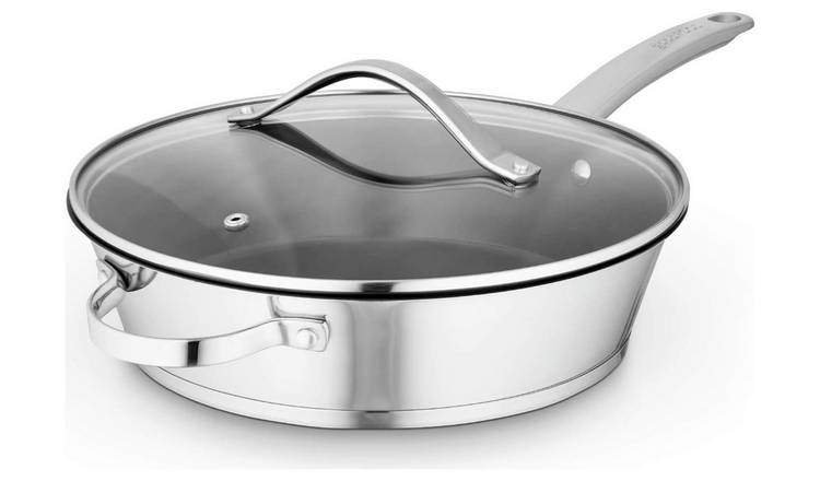 good FOOD 28cm Stainless Steel Saute Pan