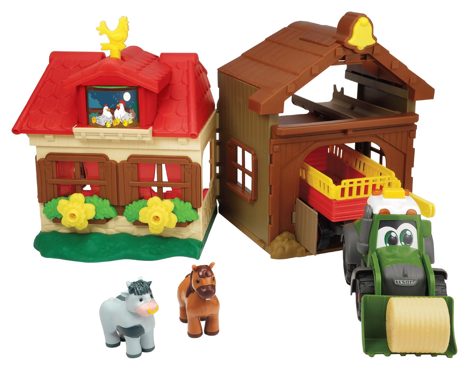 chad valley wooden farm set