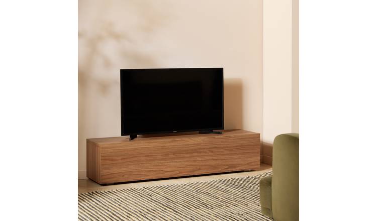 Argos Home Lorita 1 Door TV Unit -  Walnut