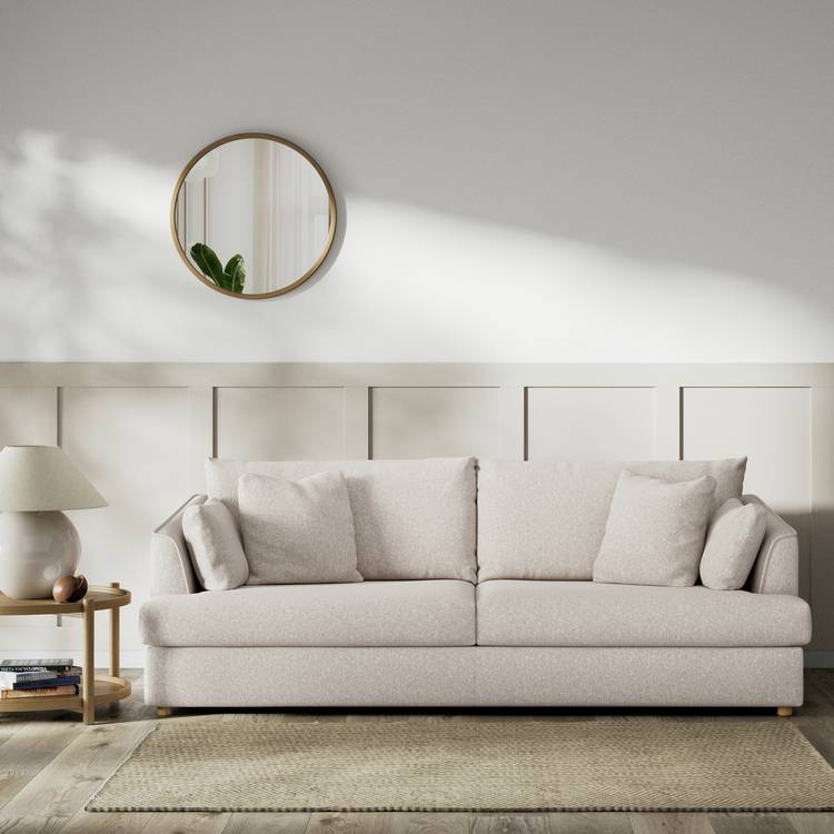 Habitat Holmfirth Fabric 4 Seater Sofa - Natural 0