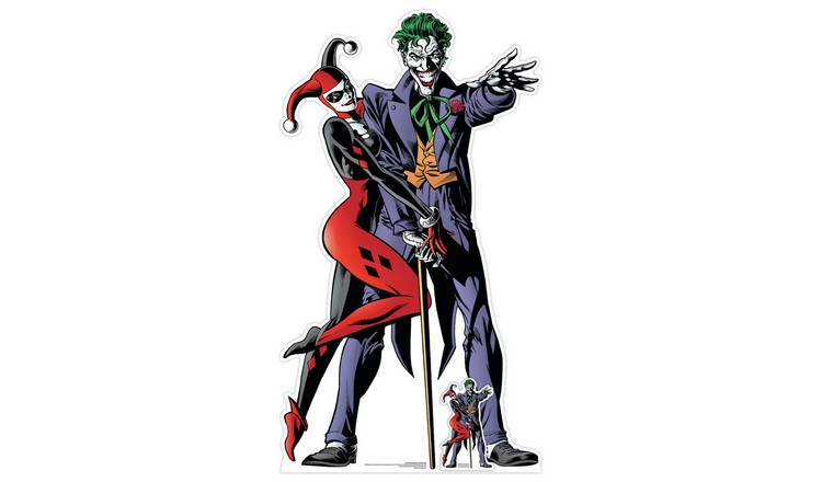 Star Cutouts Harley Quinn And Joker Cardboard Cutout 