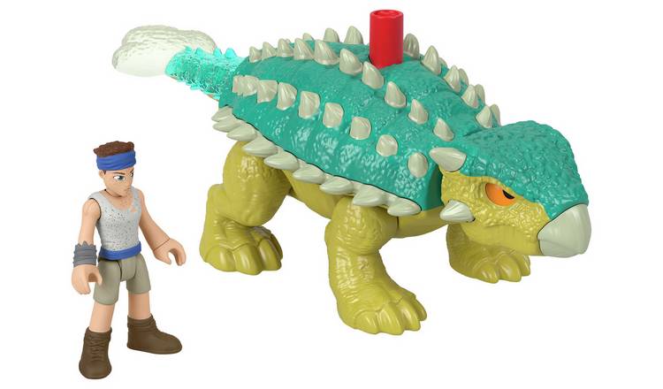 Imaginext Jurassic World Dinosaur Toy Bumpy & Ben Figure