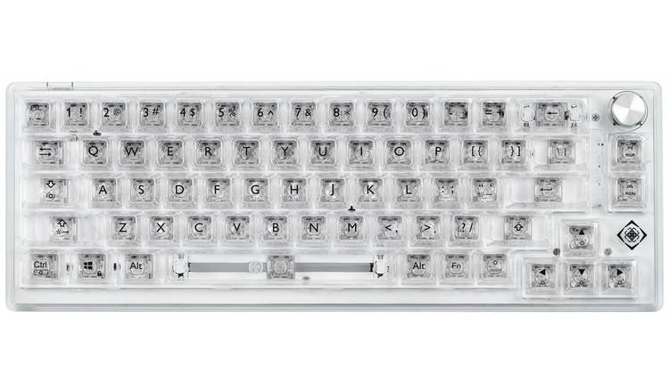 Deltaco DK460 Transparent Wired RGB Gaming Keyboard