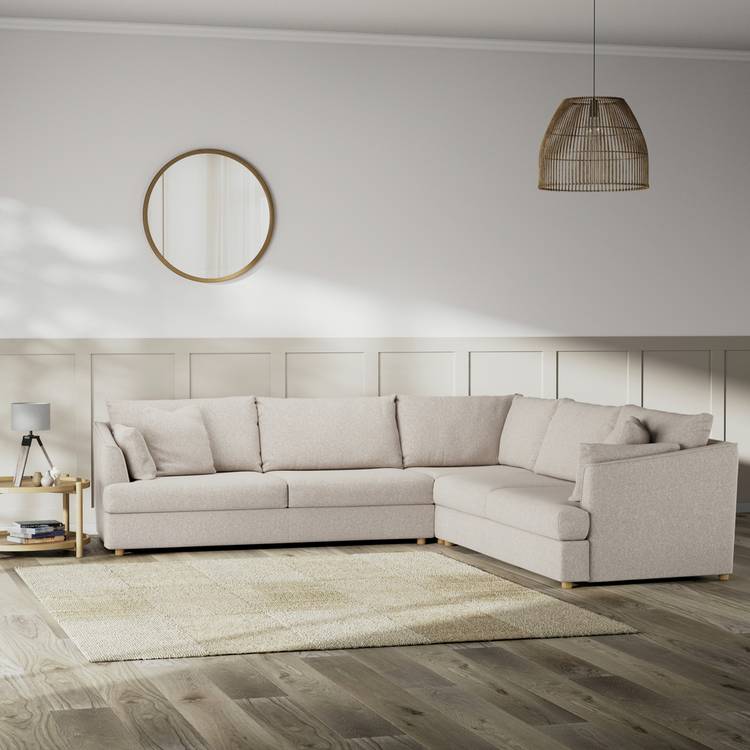 Habitat Holmfirth Reversible Corner Sofa - Natural 0