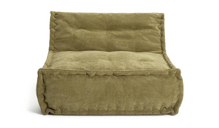 Habitat Estelle Quilted Bean Bag - Green