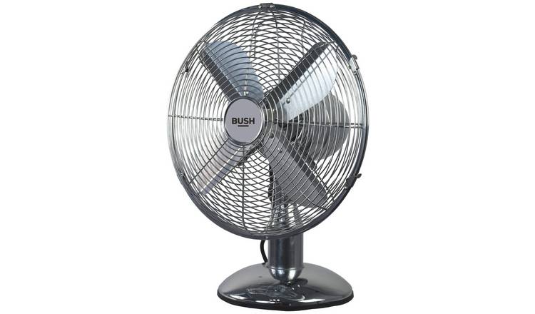 Bush Chrome Desk Fan - 12 Inch