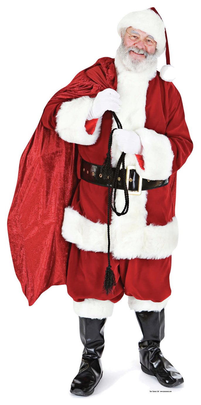 Star Cutouts Santa Sack Of Toys Cardboard Cutout